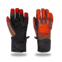 Beheizte Handschuhe braun